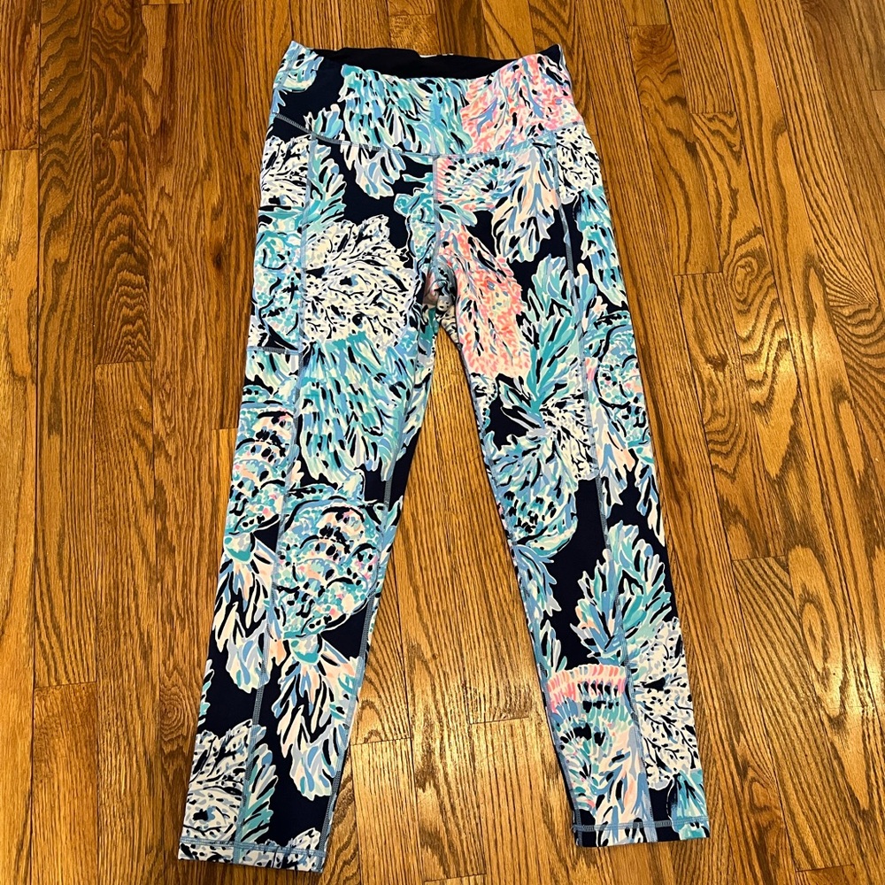 Lilly Pulitzer Luxletic leggings, size M, great used condition